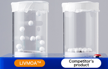 LIVMOA™ and competitor's product